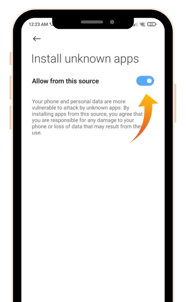 Android bilinmeyen kaynaklara izin ver ayarı